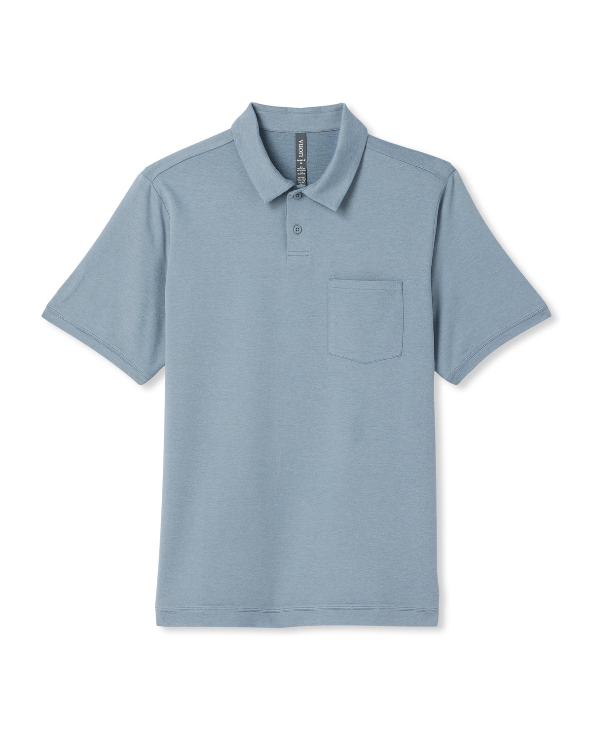 Men Vuori Men's Short Sleeve Ponto Performance Polo Flint Heather