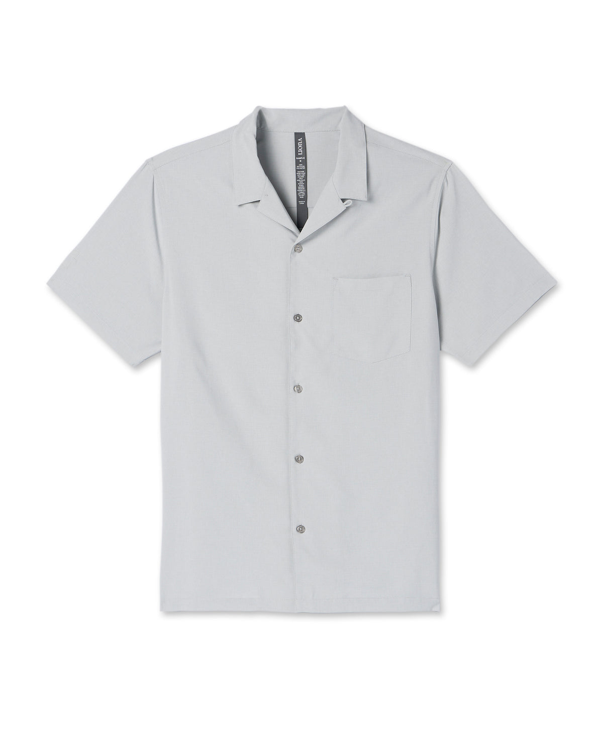 Men Vuori Seaport Button Down Men's Sky Grey Short-Sleeve