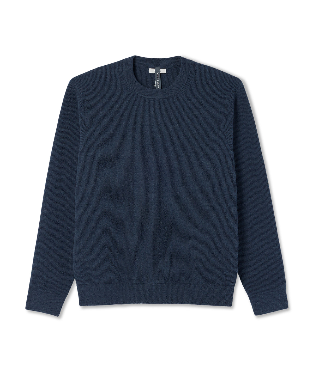 Men Vuori Midweight Rib Sweater Men's Navy Ribbed Knit Sweater