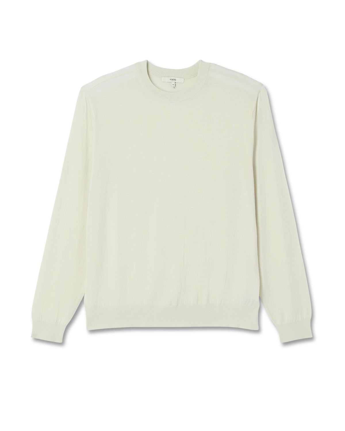 Men Vuori Men's Merino Fine Gauge Wool Sweater Sandalwood