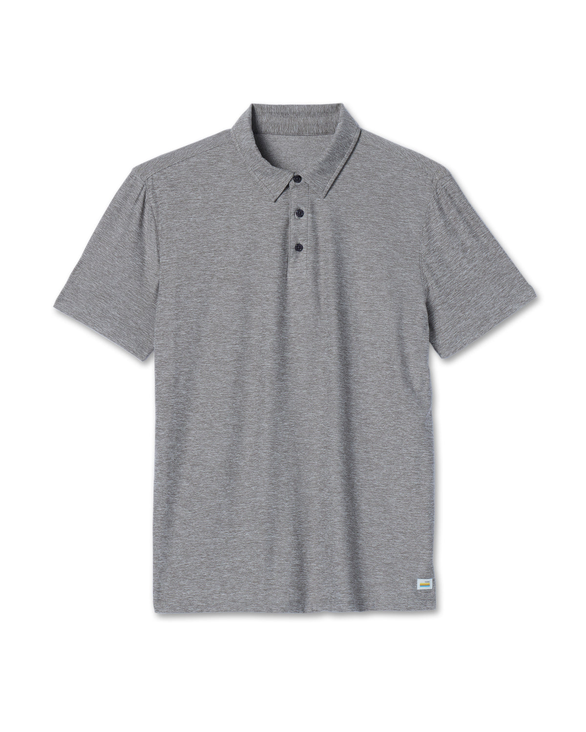Men Vuori Strato Tech Polo Men's Heather Grey Polo Shirt