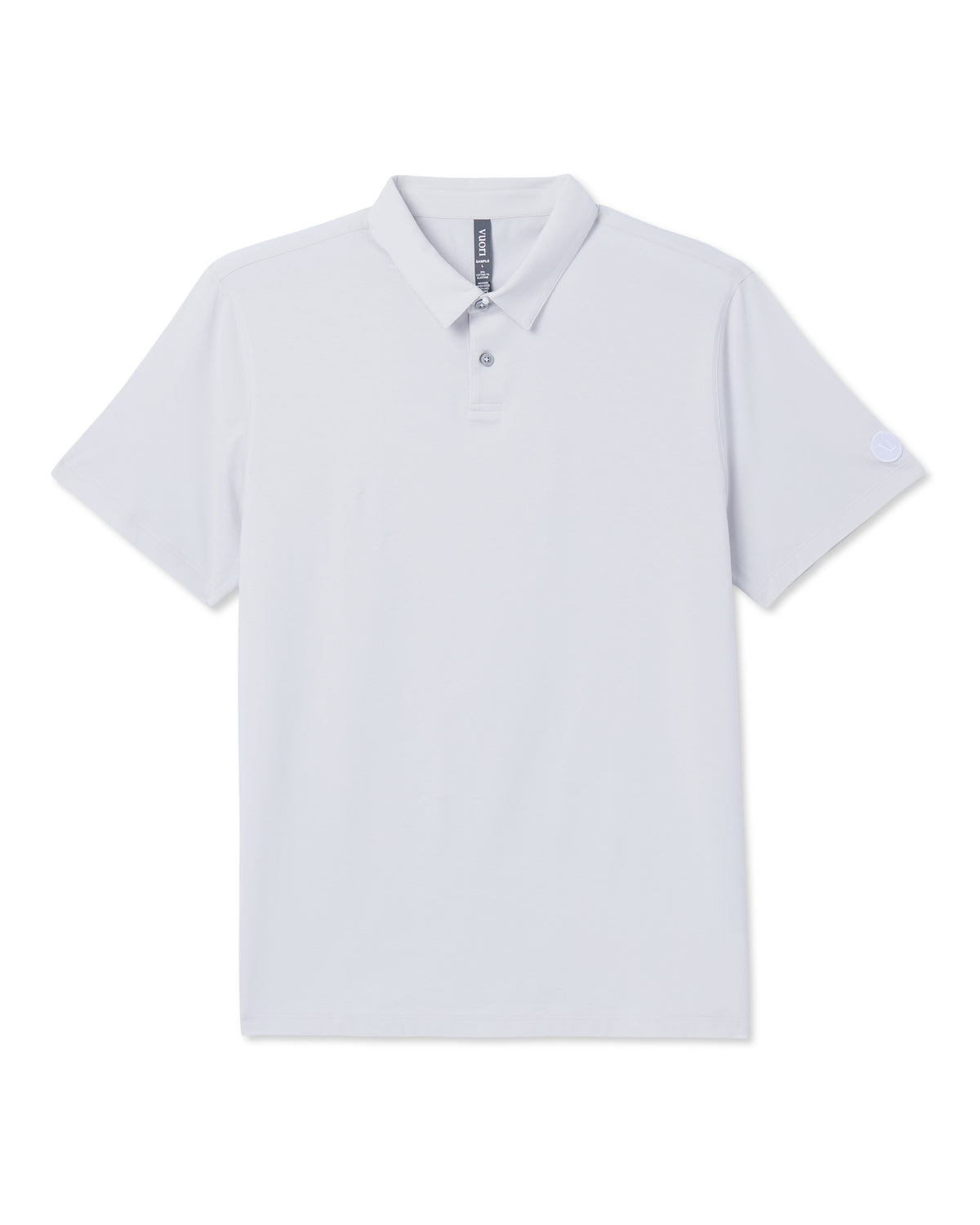 Men Vuori Short Sleeve Feather Polo Frost Grey