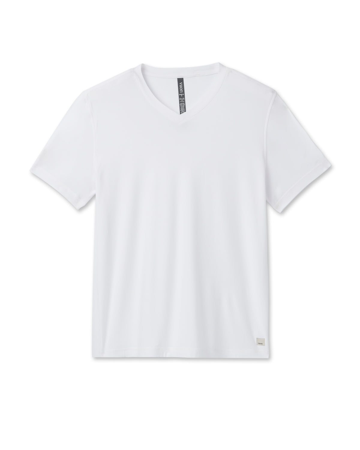 Men Vuori Strato Tech V-Neck Men's White Workout Shirt