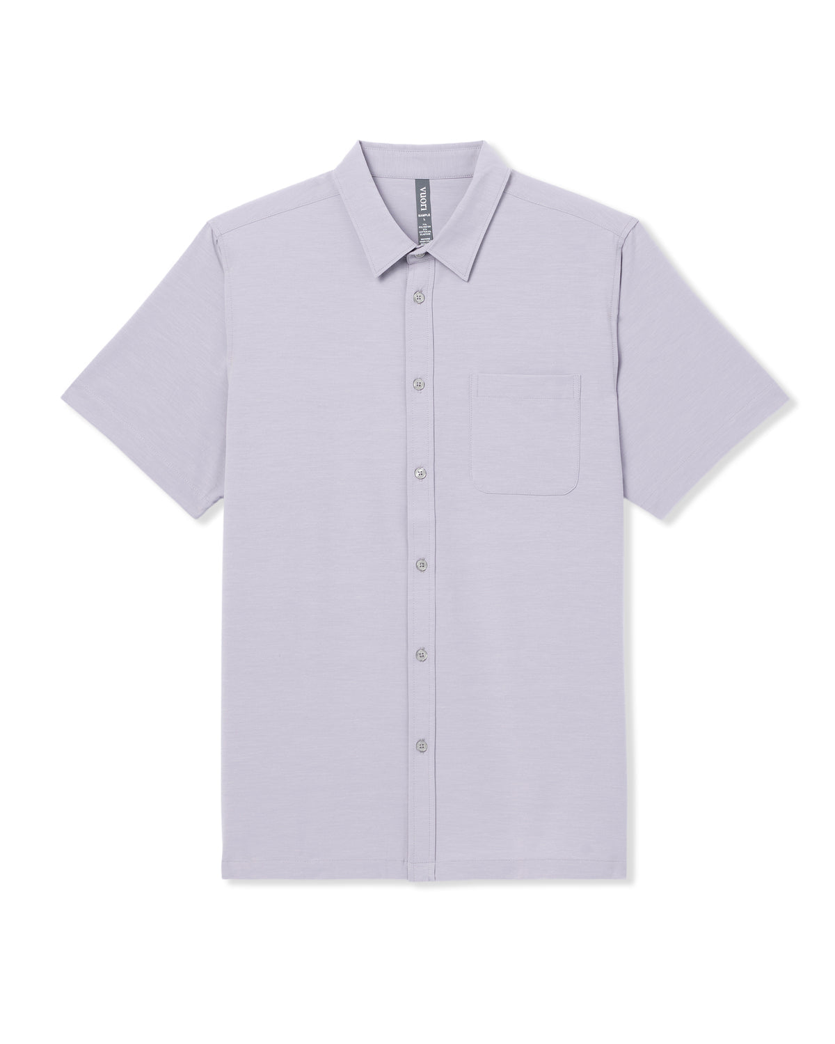 Men Vuori Short Sleeve Bridge Button Down Men's Cinder Shirt