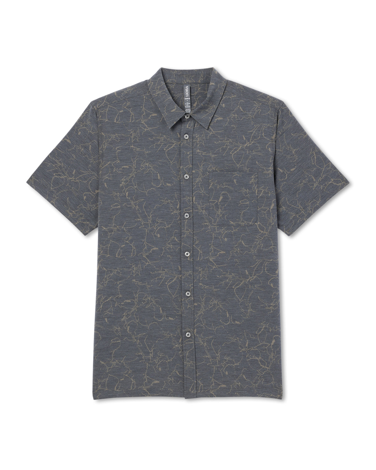 Men Vuori Short Sleeve Bridge Button Down Men's Root Shirt