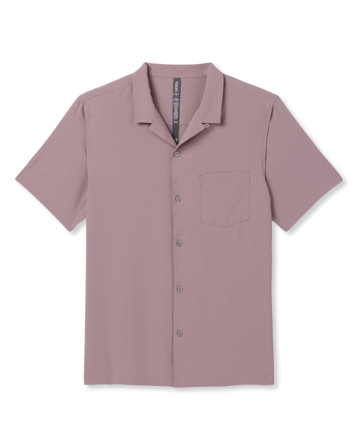 Men Vuori Seaport Button Down Men's Dark Umber Short Sleeve