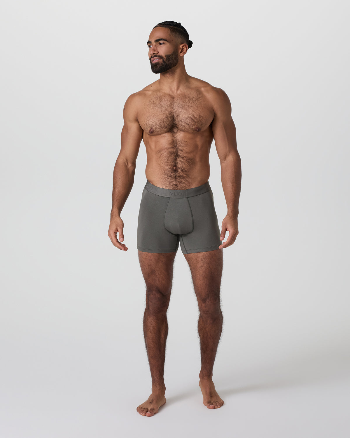 Men Vuori Lifestyle Boxer Brief Dark Pewter