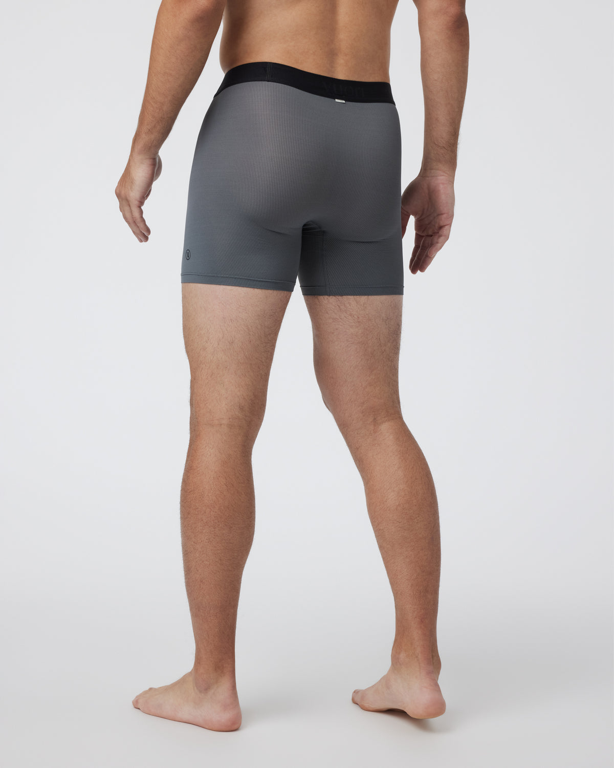 Men Vuori V1 Boxer Brief Men's Charcoal Grey Boxer Briefs