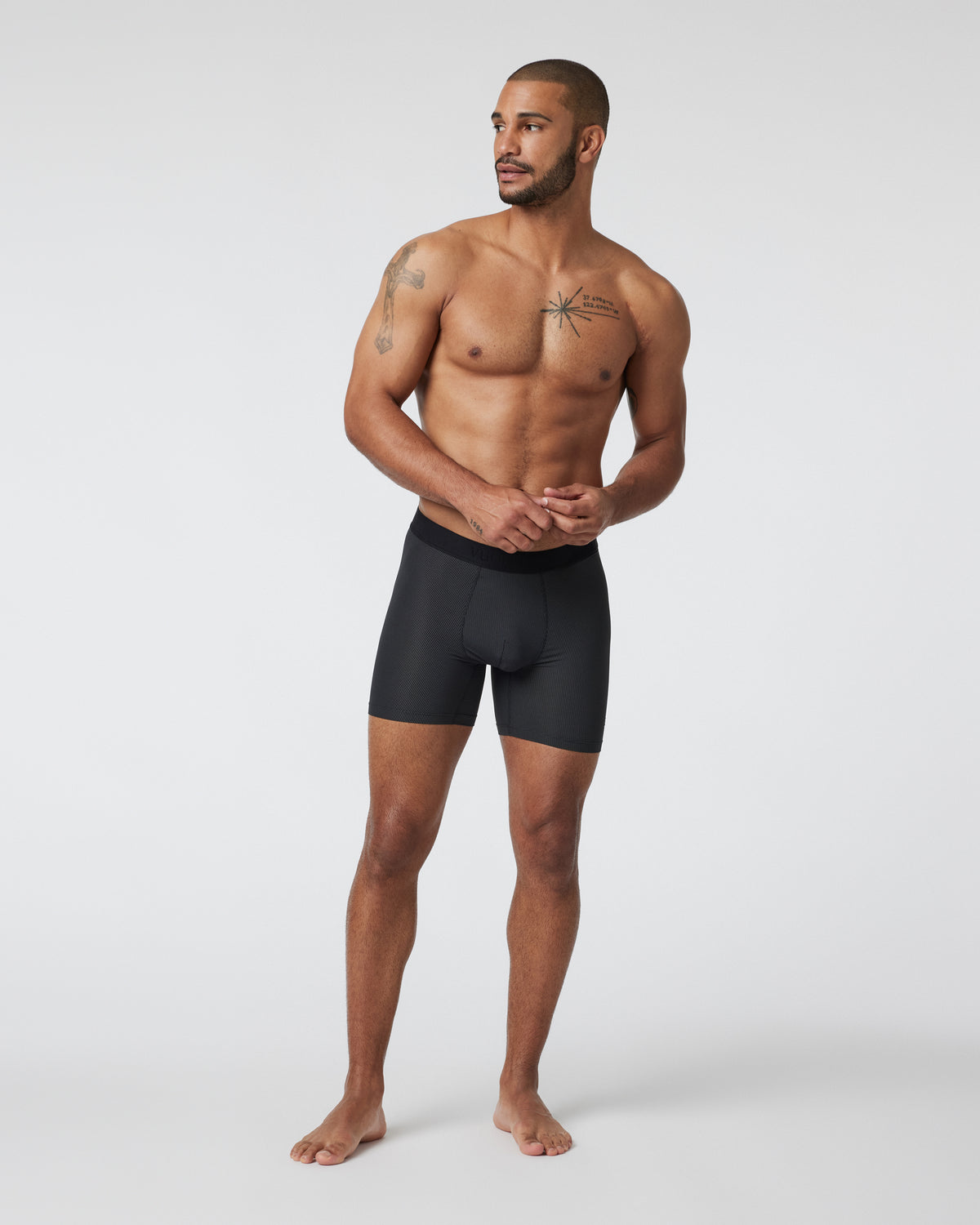 Men Vuori V1 Boxer Brief Men's Black Boxer Briefs
