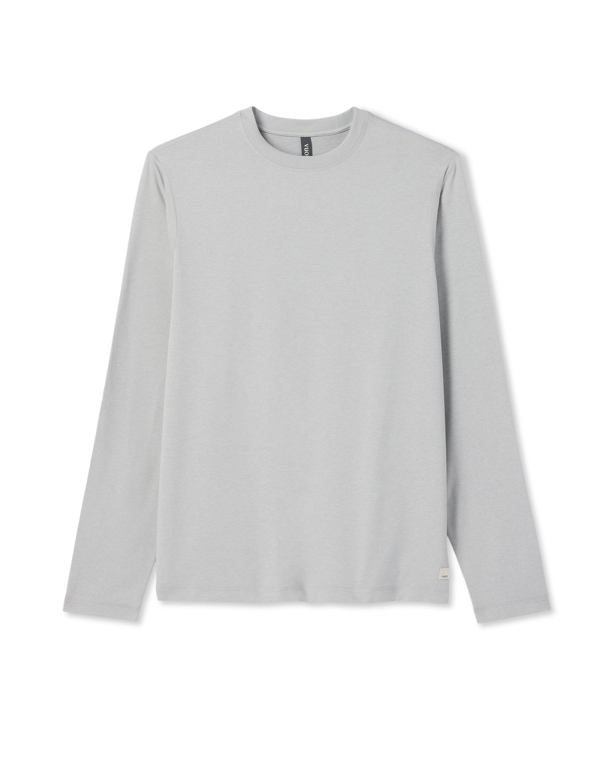 Men Vuori Long Sleeve Ponto Performance Tee Frost Grey Heather