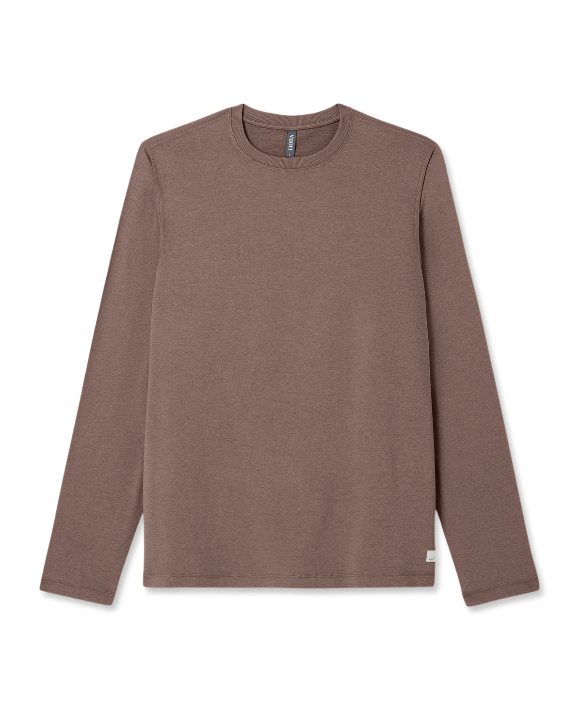 Men Vuori Men's Long Sleeve Ponto Performance Tee Elm Heather