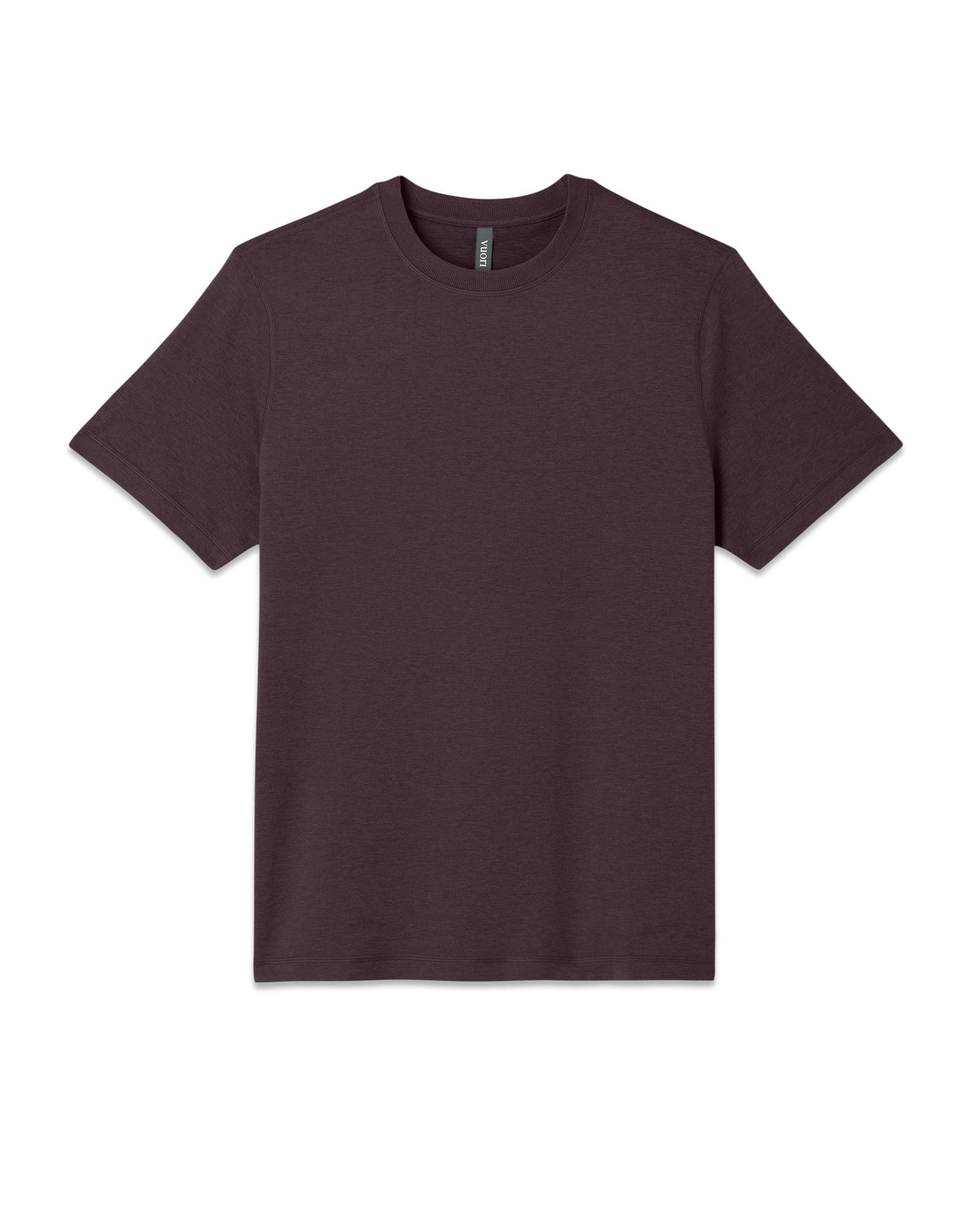 Men Vuori Men's Short Sleeve Ponto Performance Tee Raisin Heather