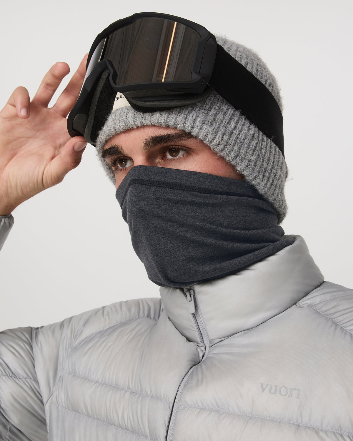 Accessories|New Vuori DreamKnit Neck Gaiter Charcoal Heather Gaiter