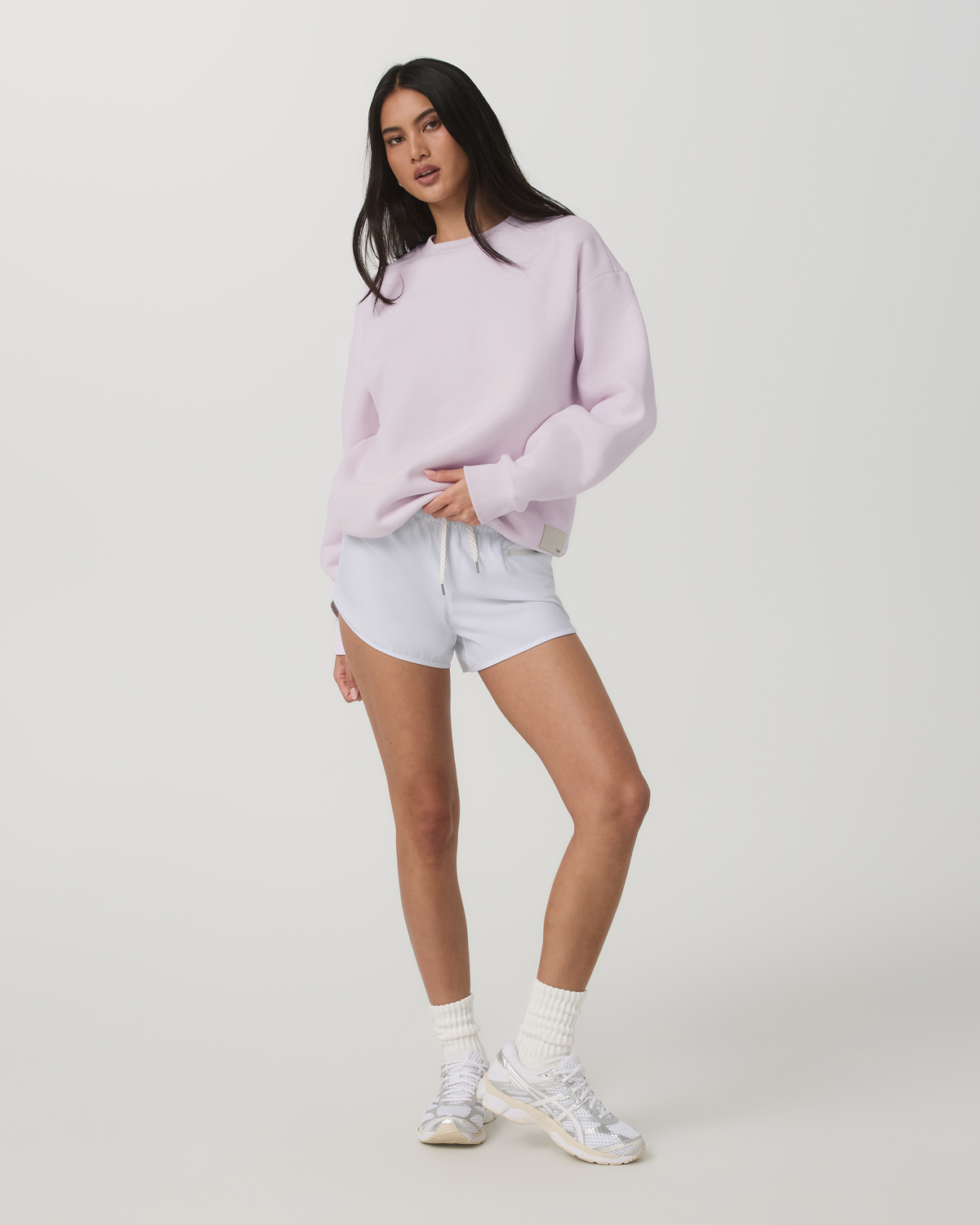 Women|New Vuori Restore Oversized Crew 2.0 Women's Lilac Breeze Sweatshirt