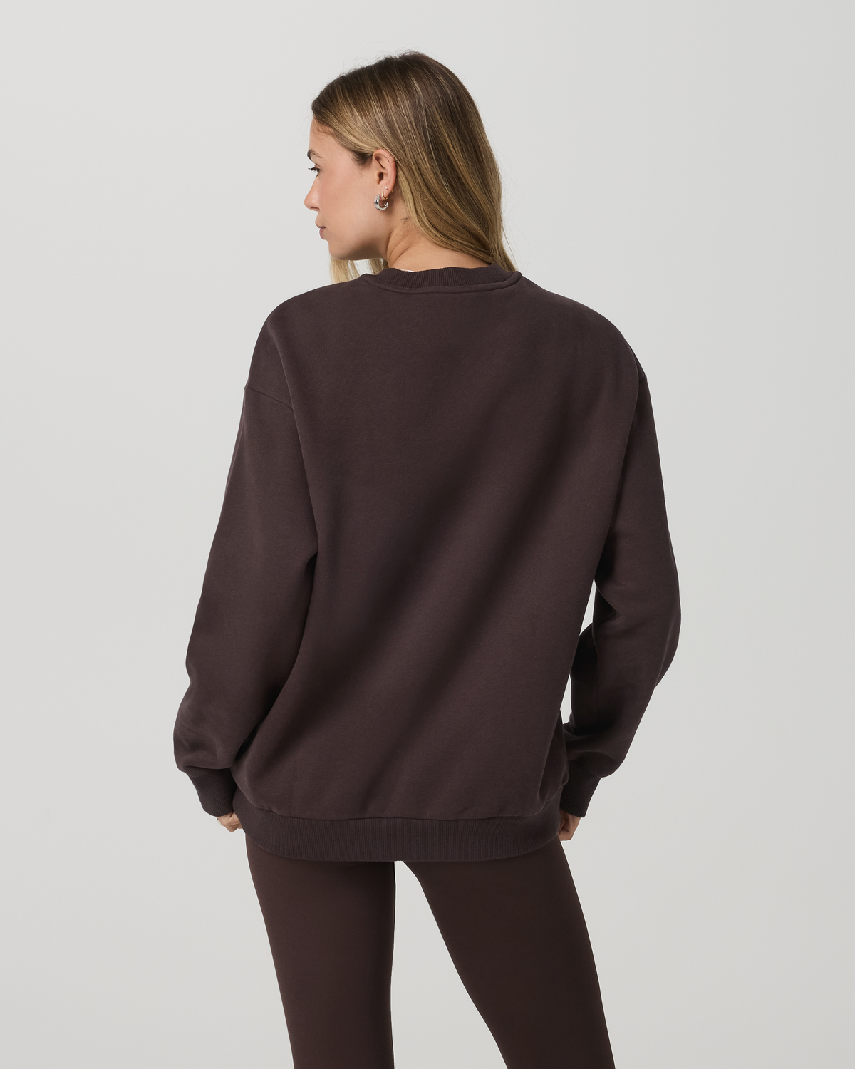 Women|New Vuori Restore Oversized Crew 2.0 French Roast Sweatshirt