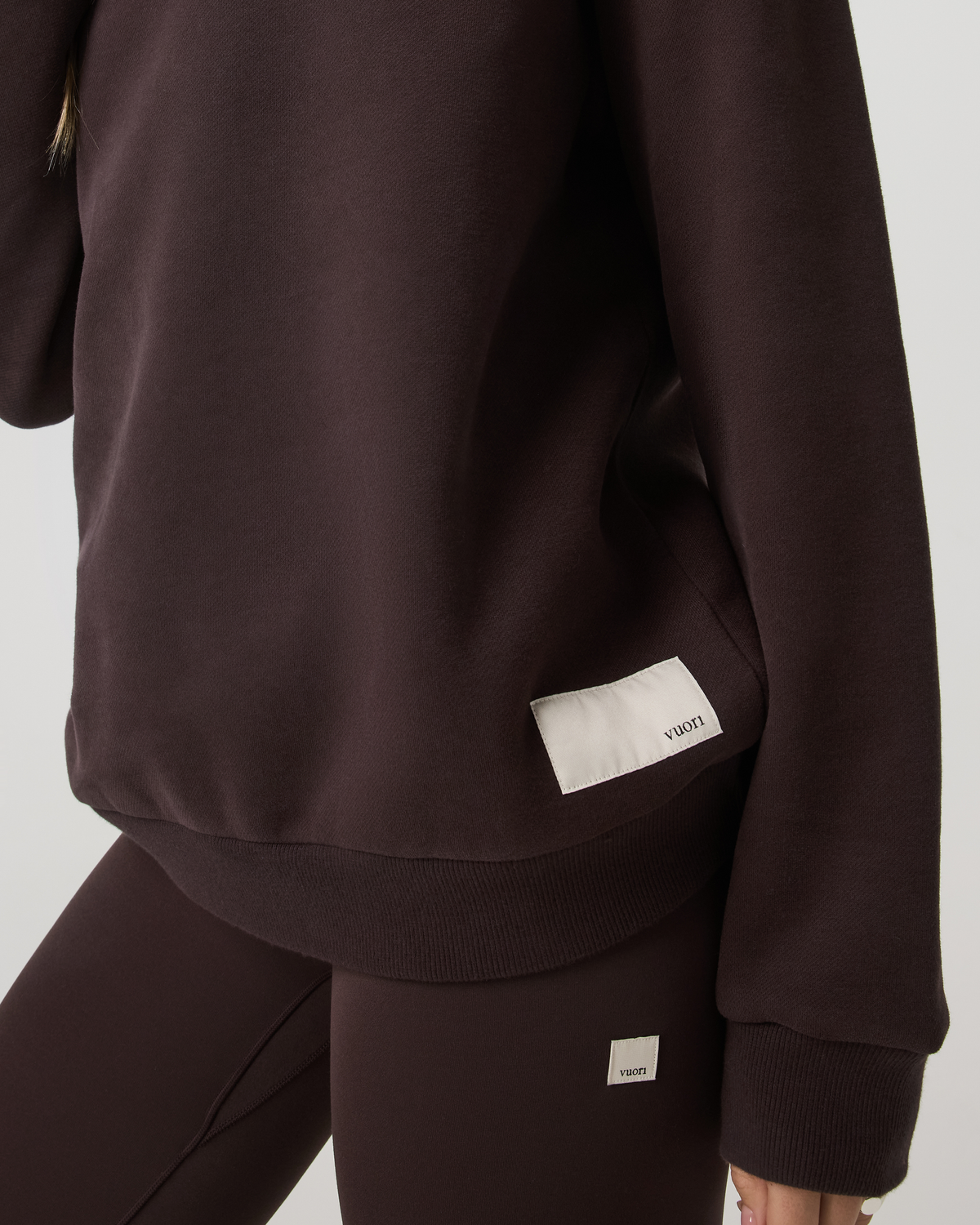 Women|New Vuori Restore Oversized Crew 2.0 French Roast Sweatshirt