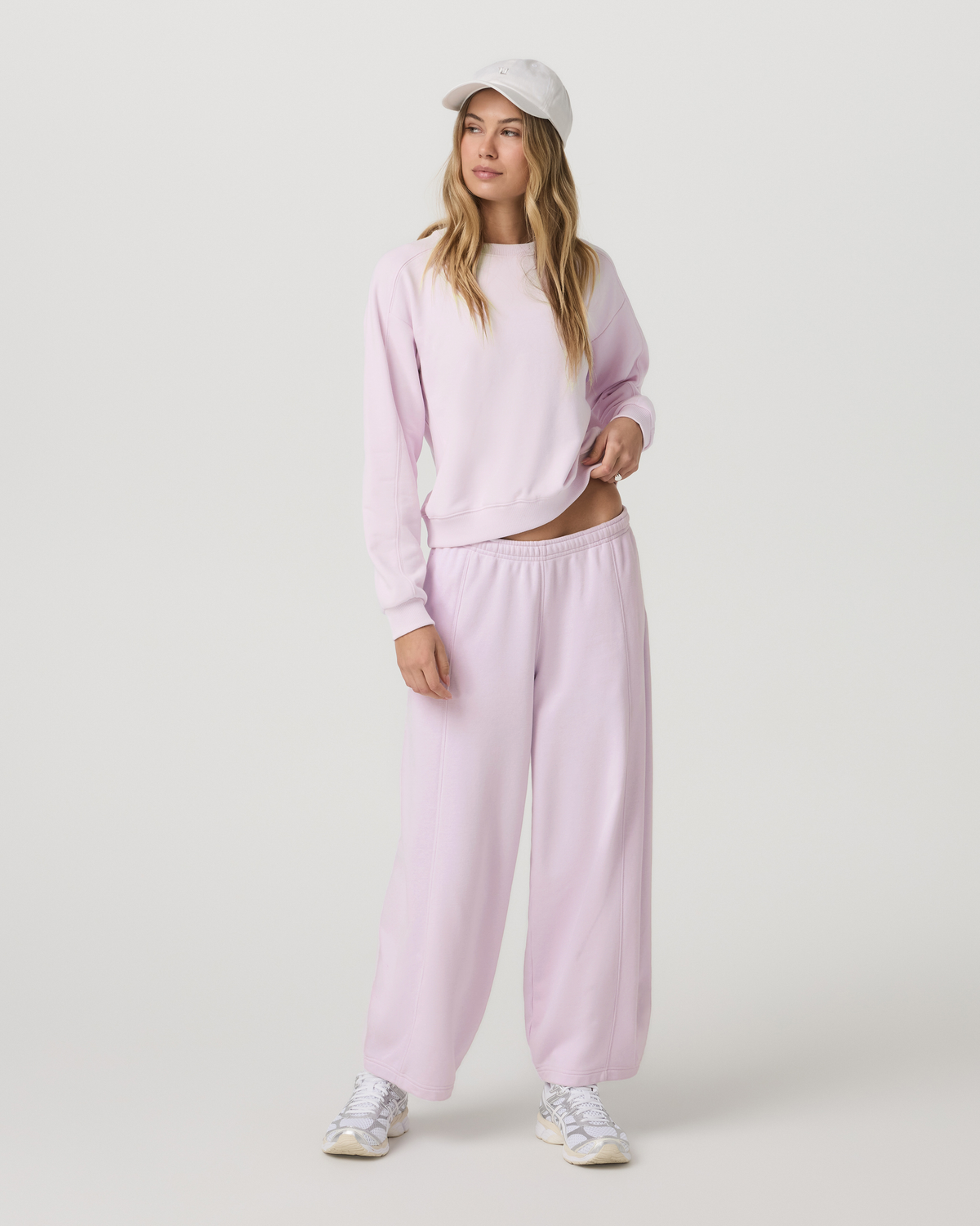 Women|New Vuori Sedona Seams Crew Women's Lilac Breeze Sweatshirt