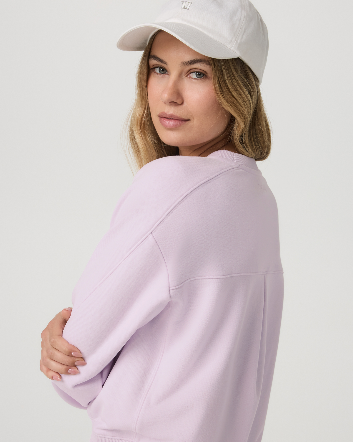Women|New Vuori Sedona Seams Crew Women's Lilac Breeze Sweatshirt