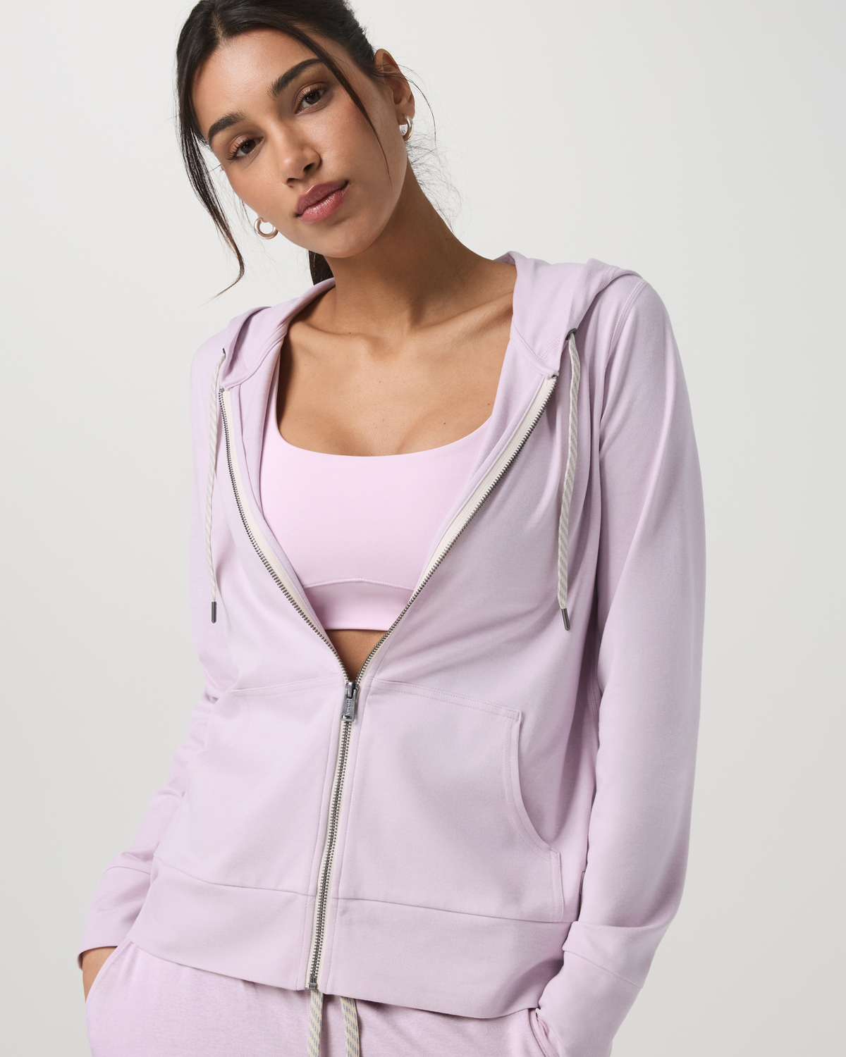 Women|New Vuori Halo Performance Hoodie 2.0 Lilac Breeze Heather Hoodie