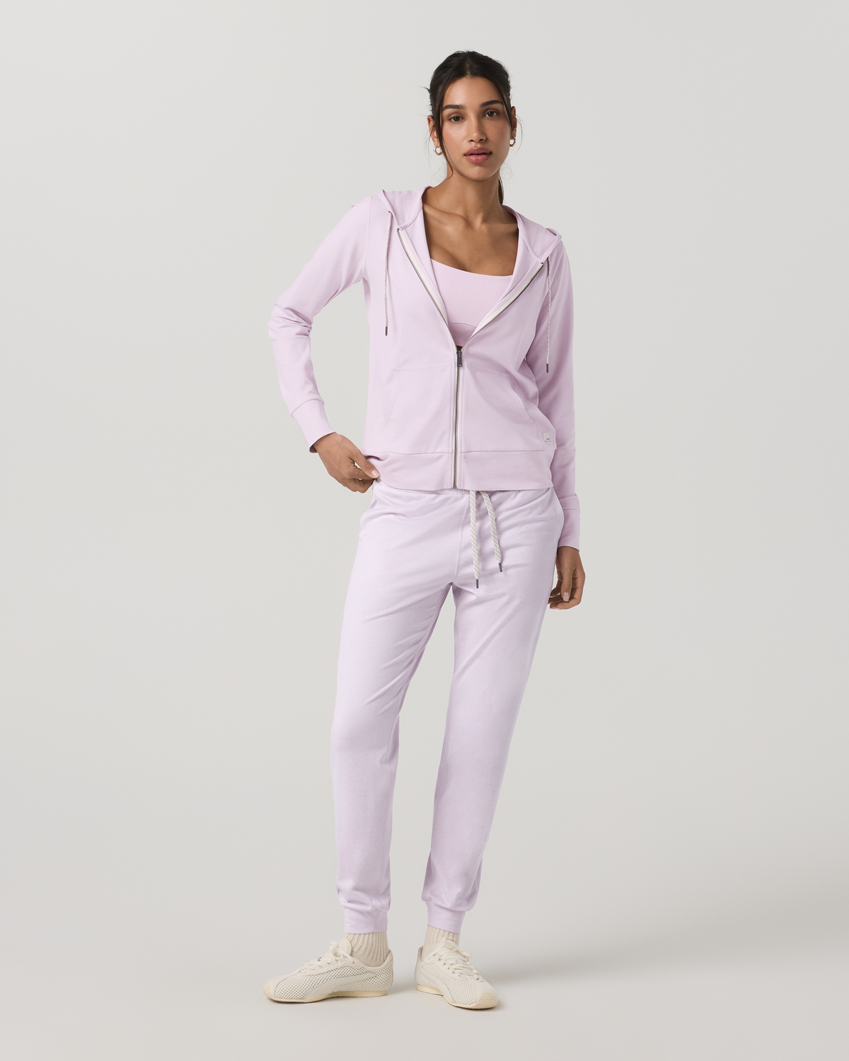 Women|New Vuori Halo Performance Hoodie 2.0 Lilac Breeze Heather Hoodie