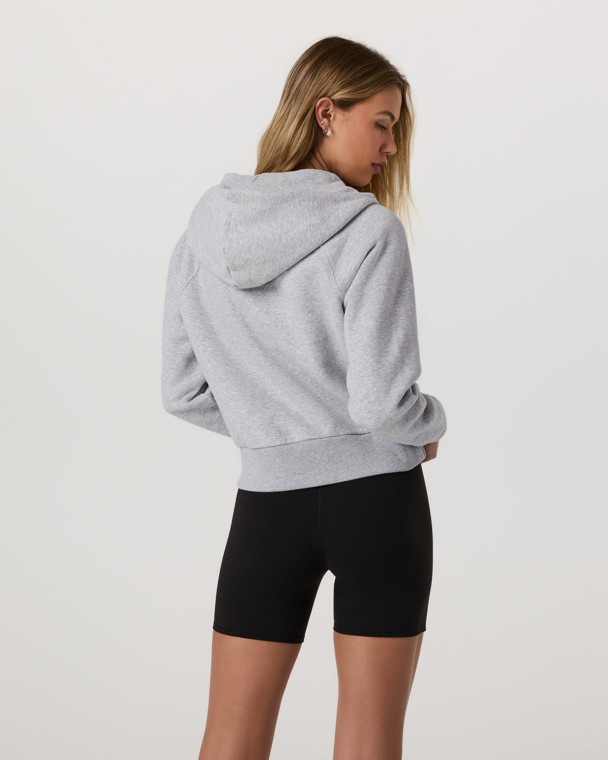 Women Vuori Restore Half Zip Hoodie Light Heather Grey Hoodie