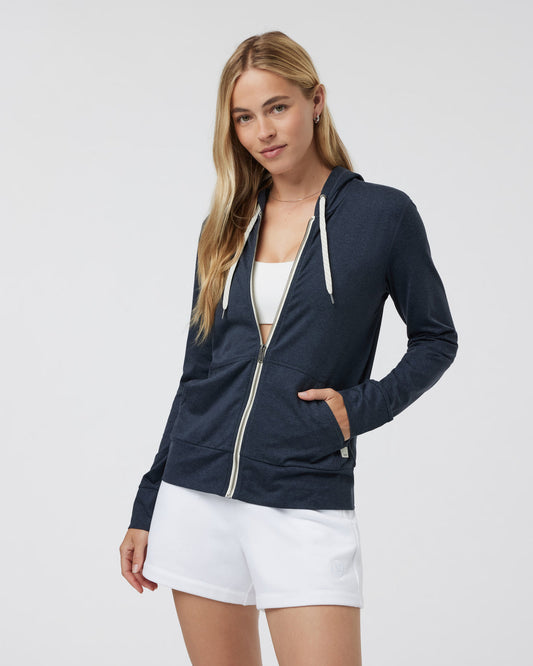 Women Vuori Halo Performance Hoodie 2.0 Midnight Heather
