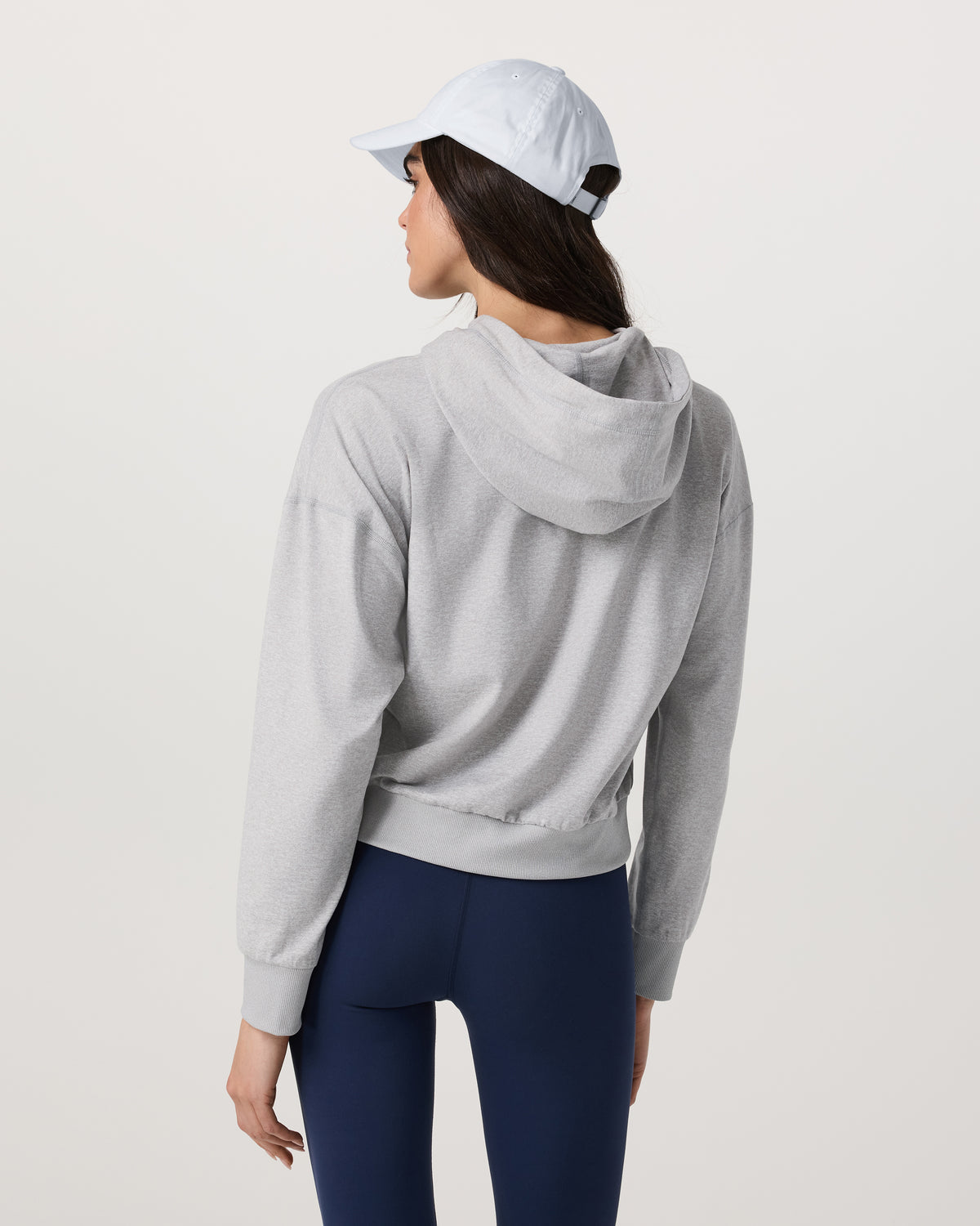 Women Vuori Halo Pullover Hoodie Women's Pale Heather Grey Hoodie