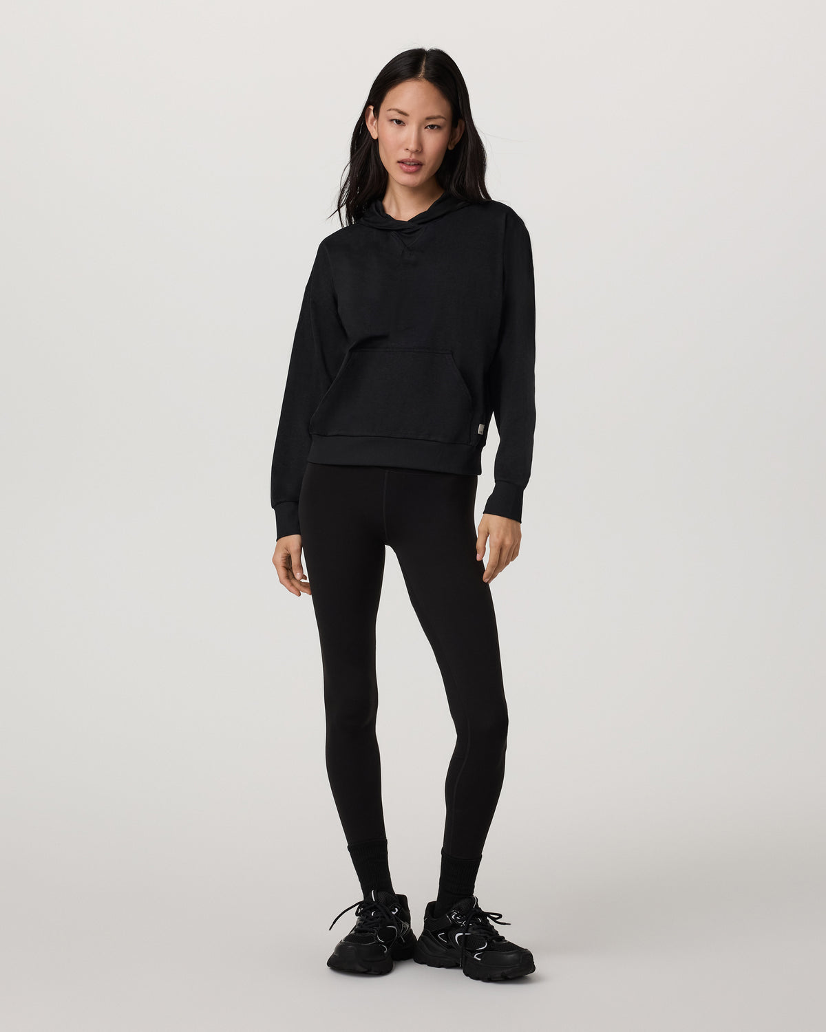 Women Vuori Halo Pullover Hoodie Women's Black Heather Hoodie