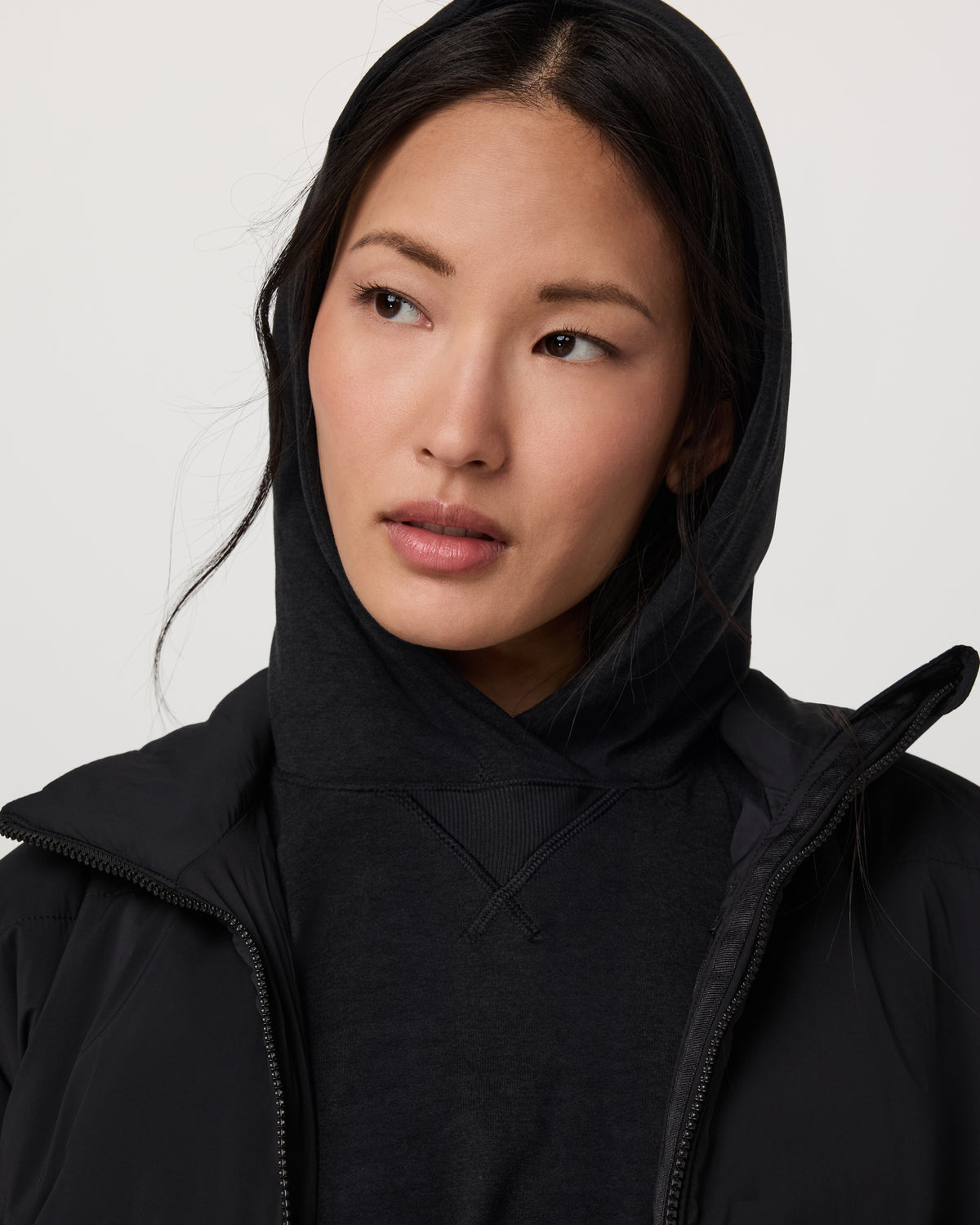 Women Vuori Halo Pullover Hoodie Women's Black Heather Hoodie