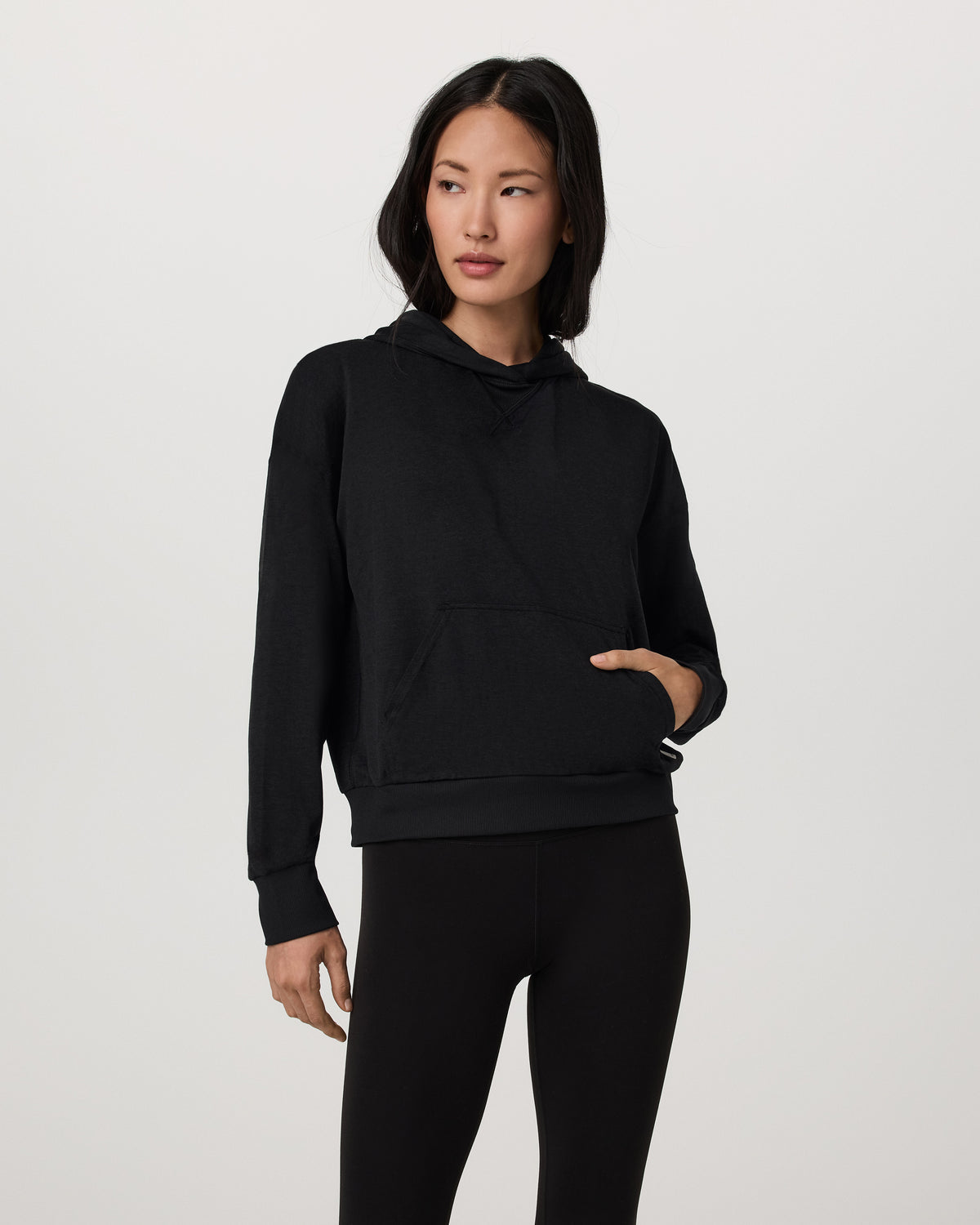 Women Vuori Halo Pullover Hoodie Women's Black Heather Hoodie