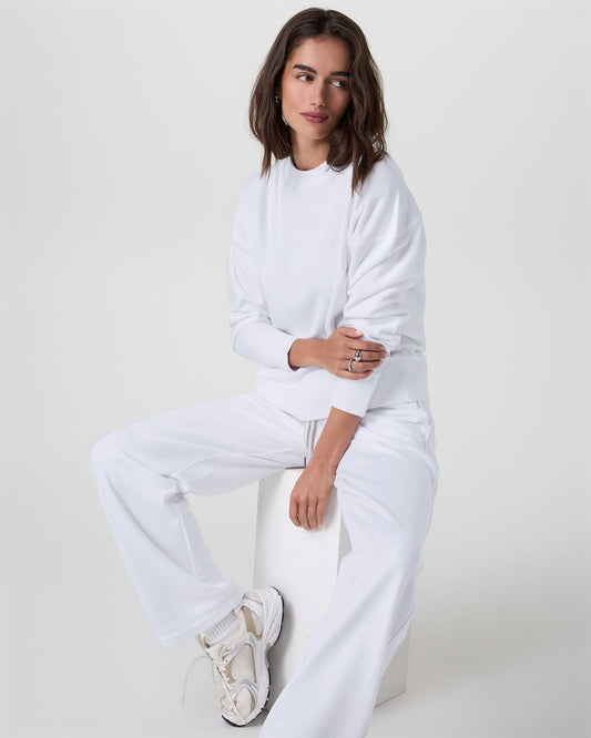 Women Vuori Sedona Weekender Crew Women's White Pullover