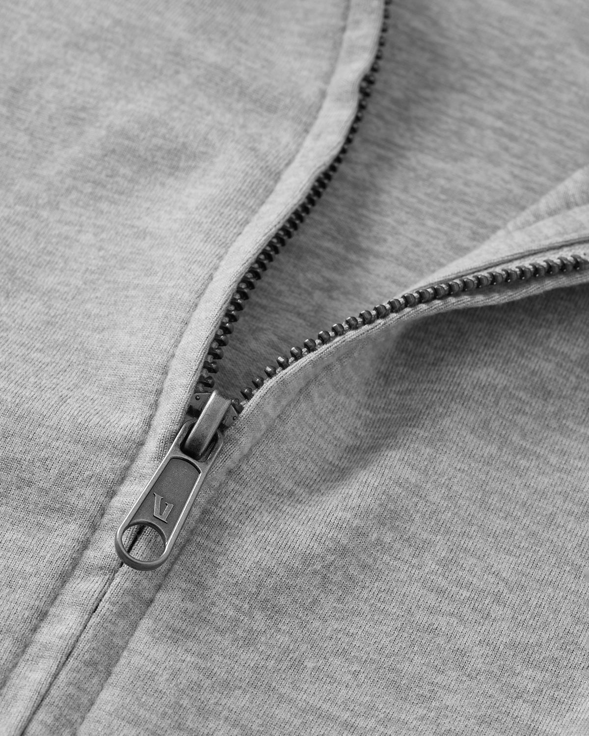 Women|New Vuori Halo Mini Full Zip Hoodie Pale Grey Heather