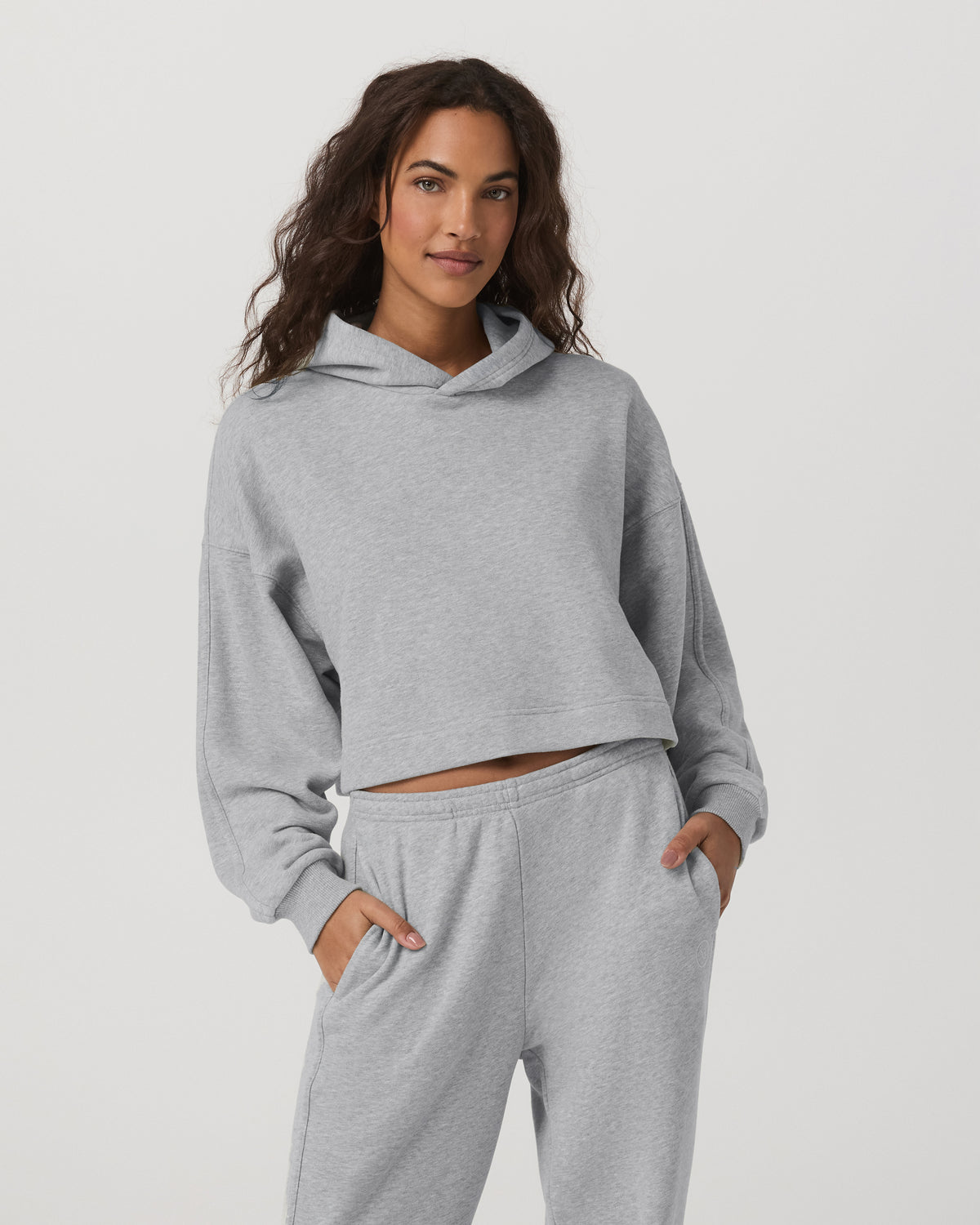 Women Vuori Sedona Pullover Hoodie Light Heather Grey Hoodie