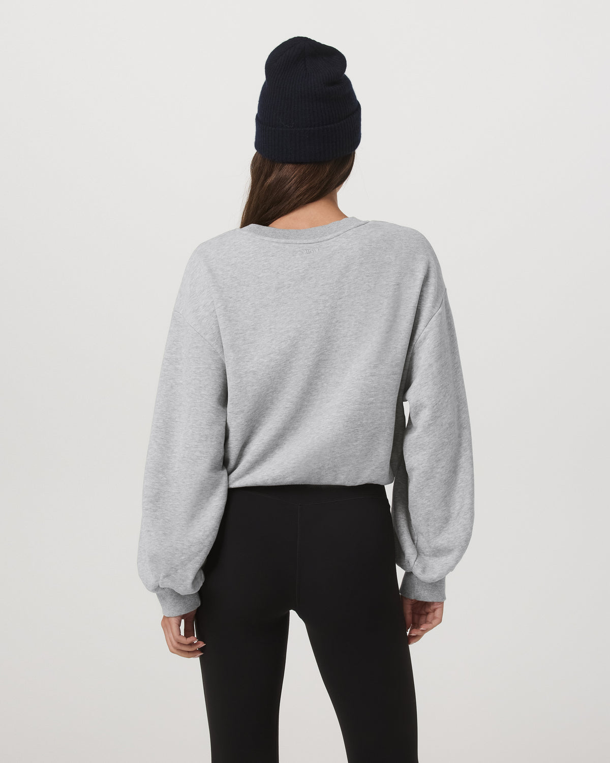 Women Vuori Sedona Bubble Crew Women's Light Heather Grey Crewneck