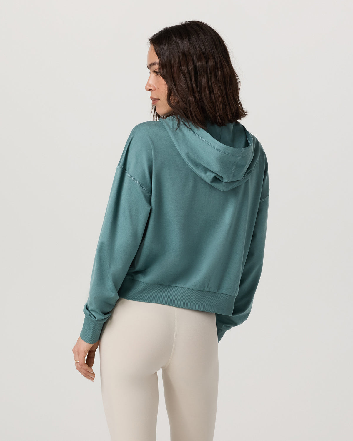 Women Vuori Halo Full Zip Hoodie Women's Bluegrass Heather Hoodie