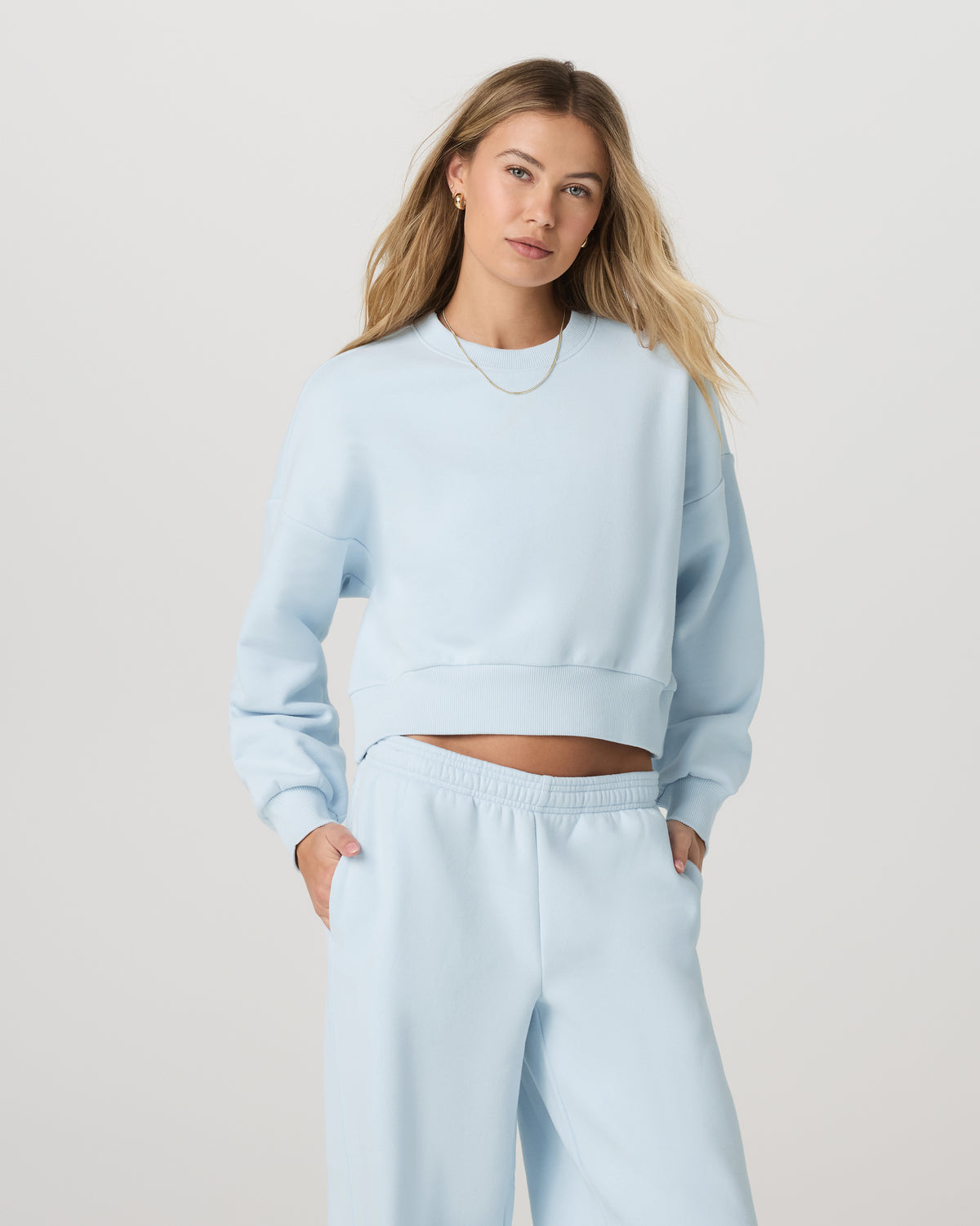 Women|New Vuori Restore Mini Crew Soft Sky