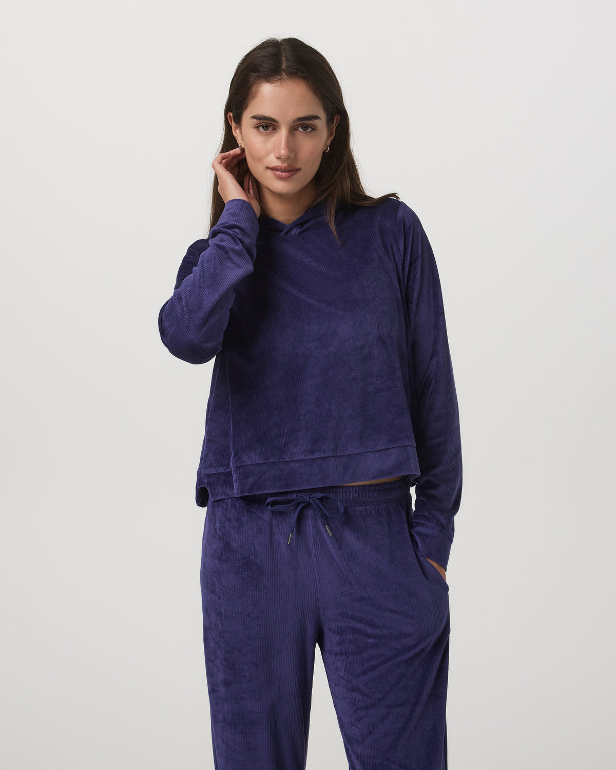 Women Vuori Haven Hoodie Women's Stellar Sky Hoodie