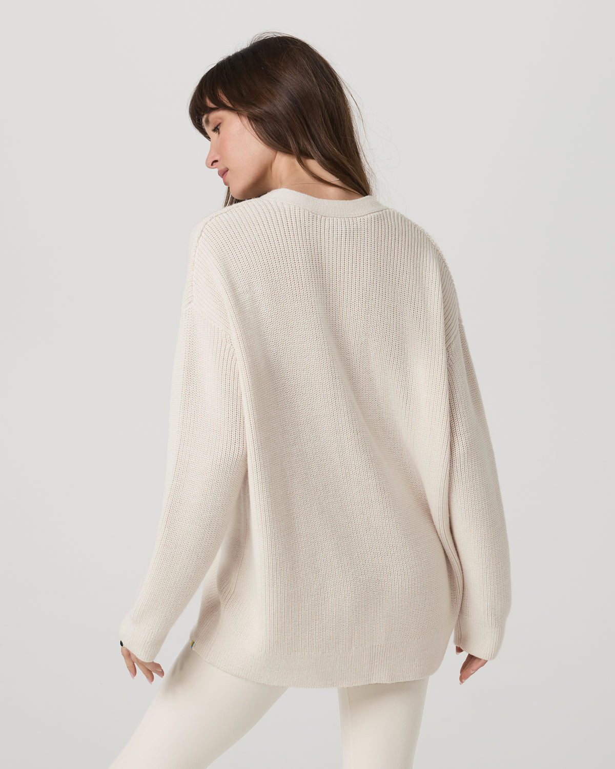 Women Vuori Alps Boyfriend Cardigan Women's Marshmallow Sweater