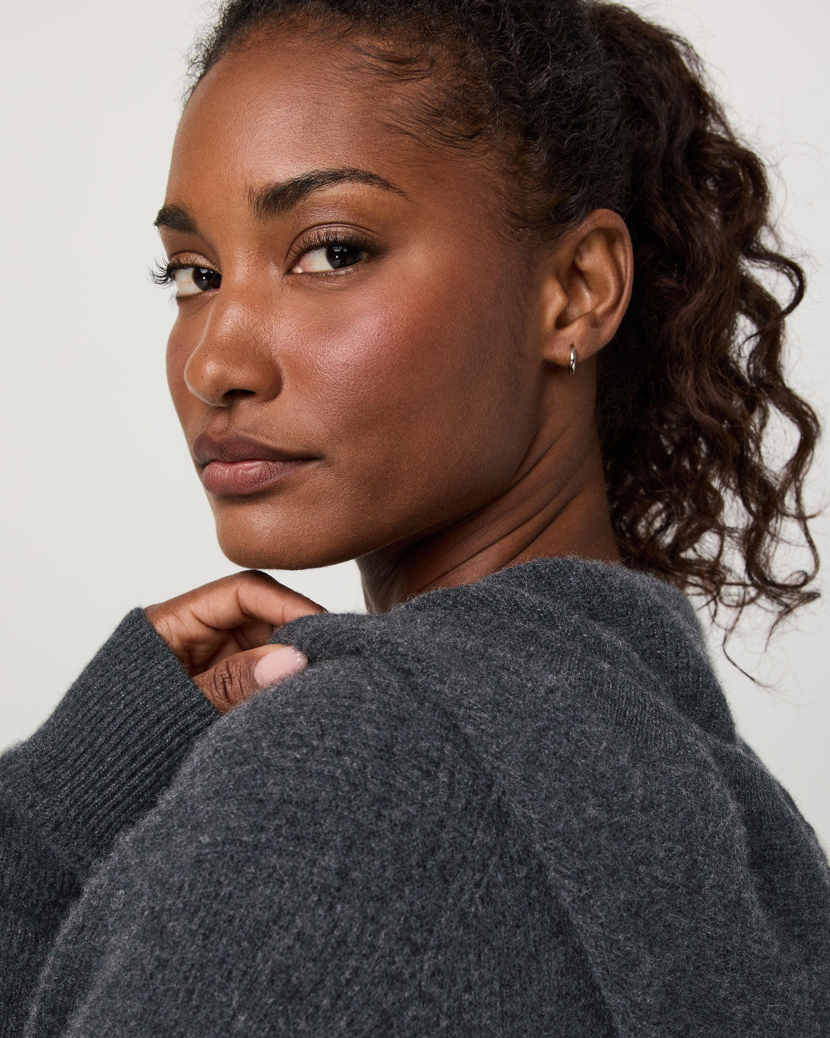 Women Vuori Émilie Cashmere Hoodie Women's Charcoal Heather