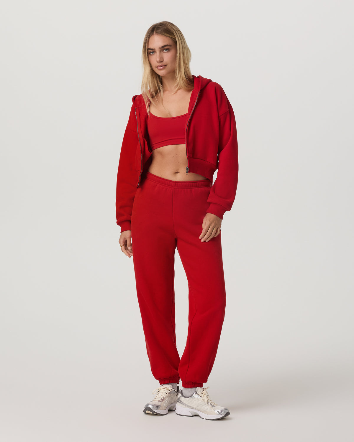 Women Vuori Restore Mini Full Zip Hoodie Women's Cherry Jacket