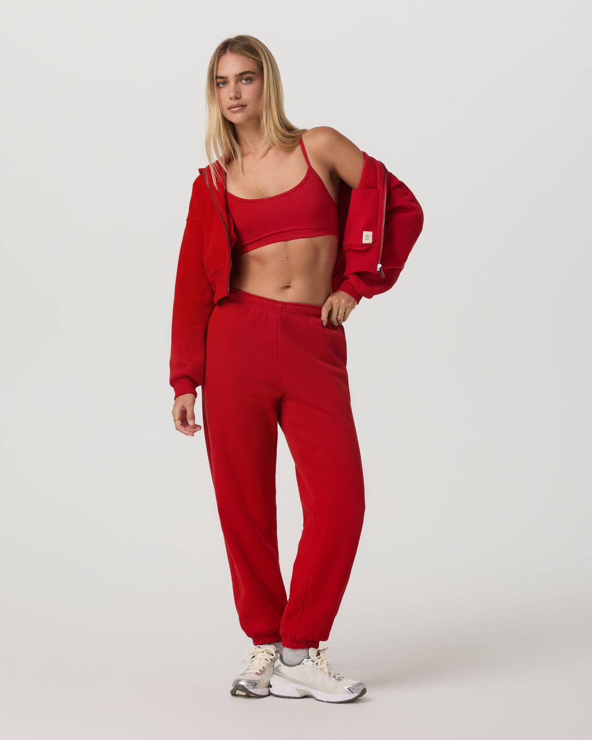 Women Vuori Restore Mini Full Zip Hoodie Women's Cherry Jacket