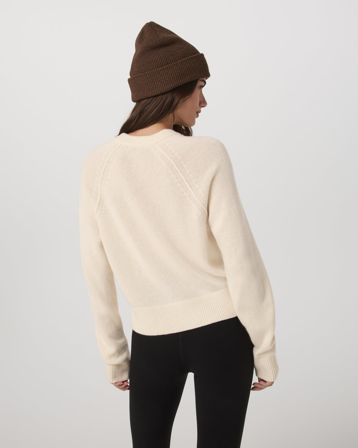 Women Vuori Émilie Cashmere Crew Women's Porcelain Pullover