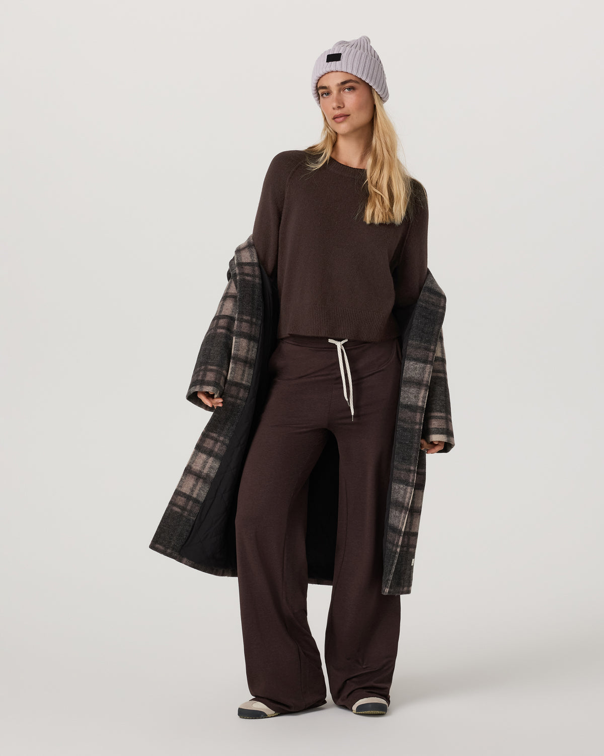Women Vuori Émilie Cashmere Crew Women's Java Pullover