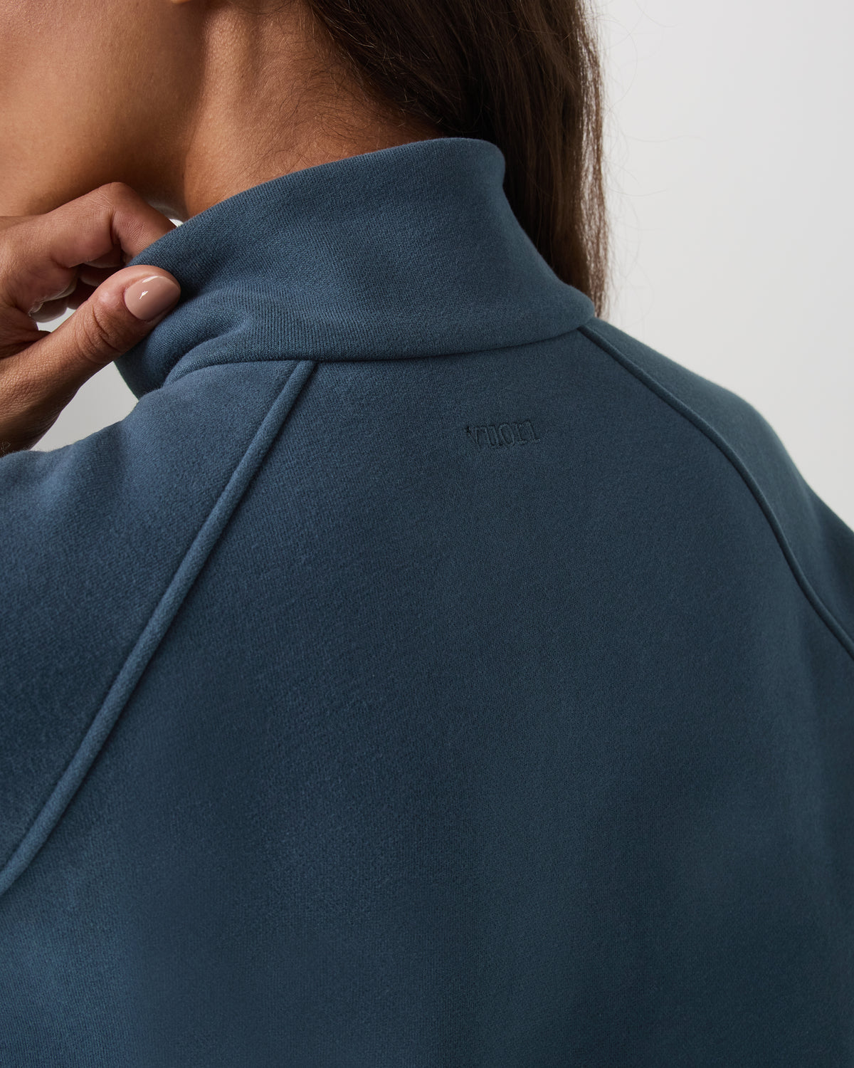 Women|New Vuori Restore Double Zip Sweatshirt Ocean Blue Full-Zip Fleece