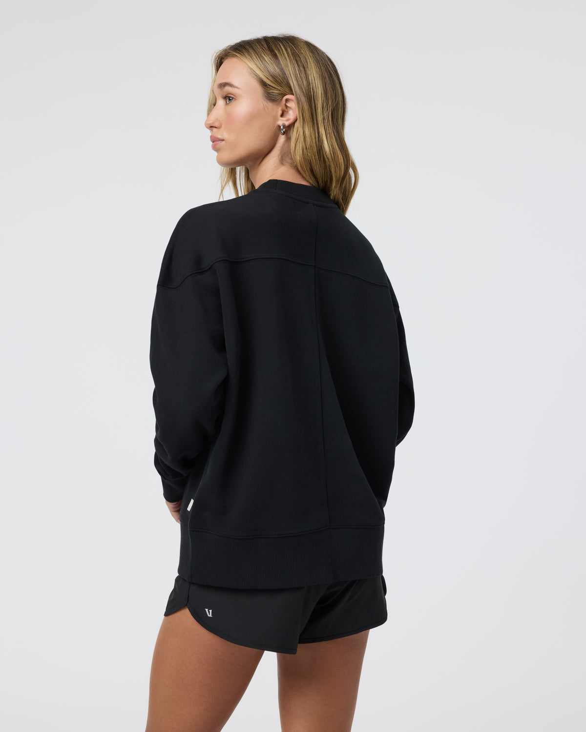 Women Vuori Sedona Weekender Crew Women's Black Pullover