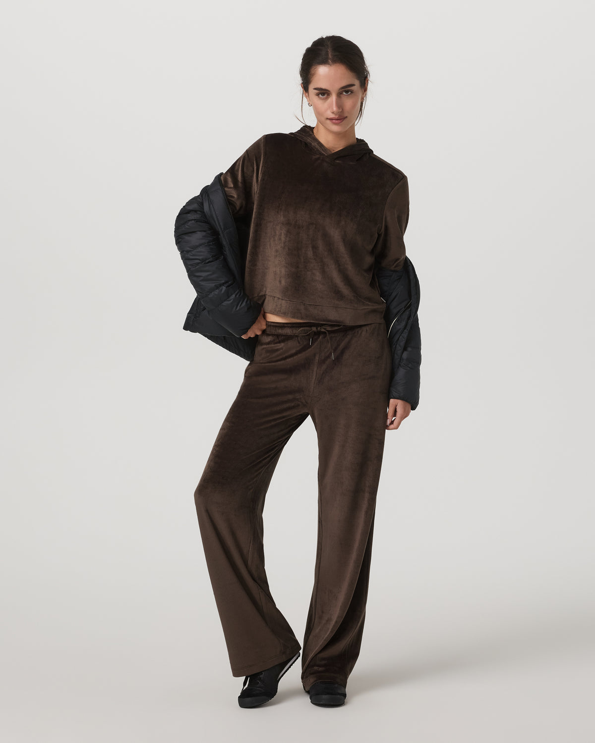 Women Vuori Haven Hoodie Women's Dark Java Hoodie