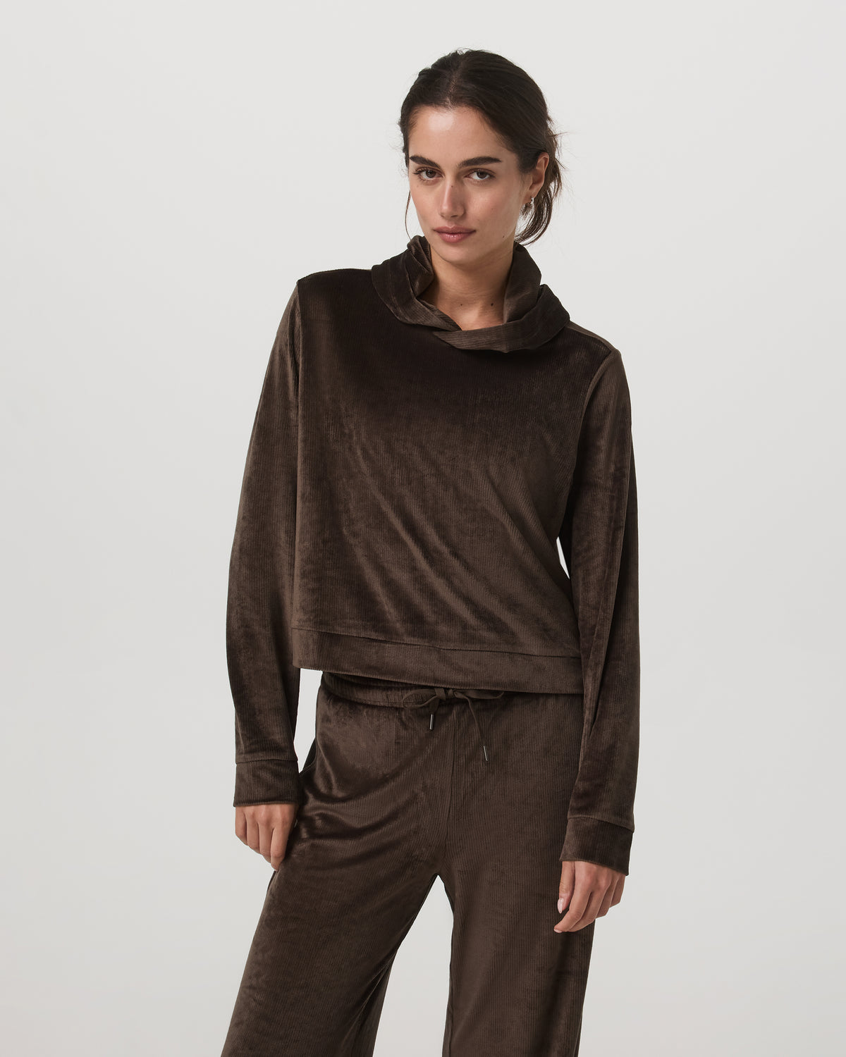 Women Vuori Haven Hoodie Women's Dark Java Hoodie