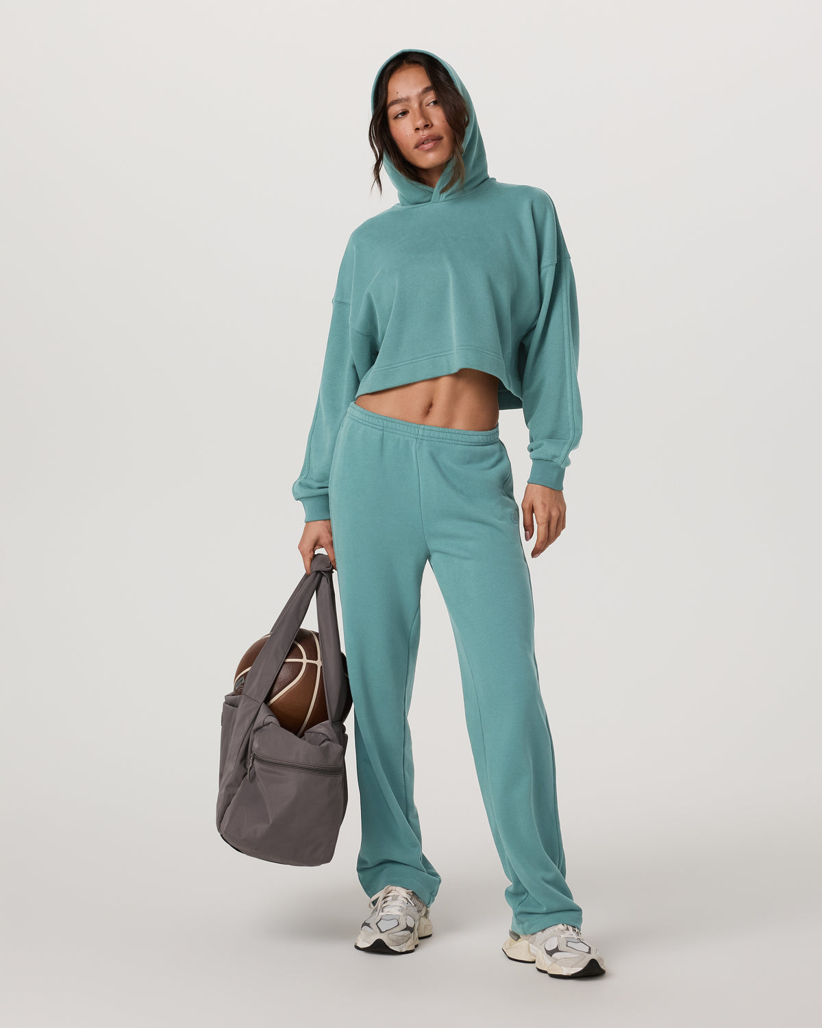 Women Vuori Sedona Pullover Hoodie Bluegrass Oversized Hoodie