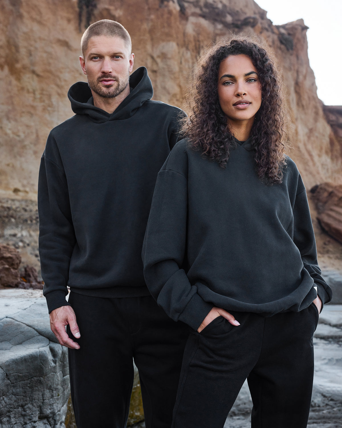 Women Vuori Restore Oversized Hoodie Washed Black