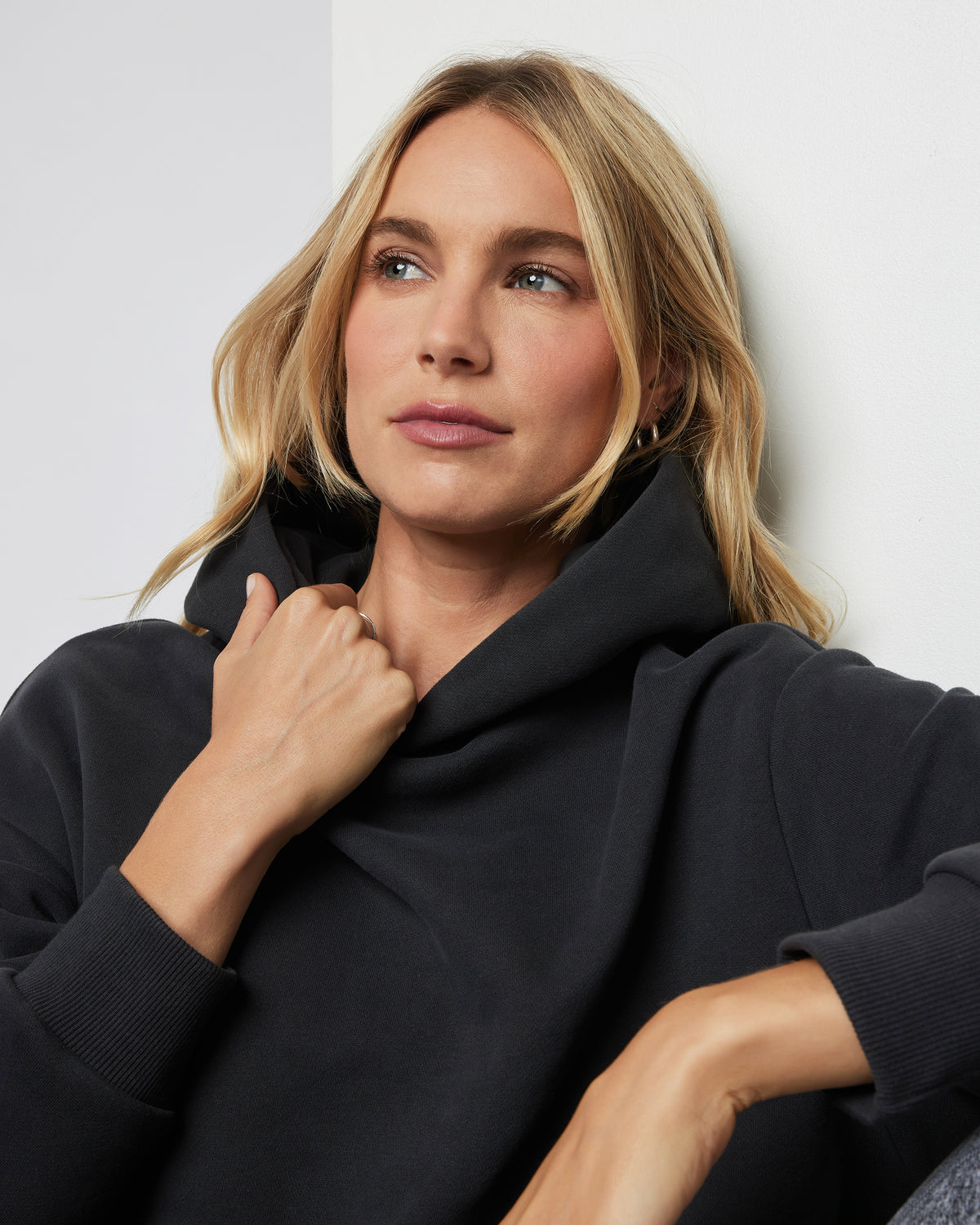 Women Vuori Restore Oversized Hoodie Washed Black